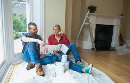 Couple chooses paint colors to increase the value of their property