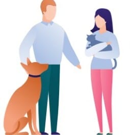 emotional support animal illustration