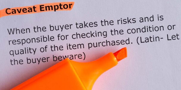 What is Caveat Emptor in Real Estate? 